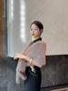 Rectangular Shawl Faux Fox Fur Cheongsam Wedding Dress Travel Photography Outerwear Skirt Banquet Cape Cloak