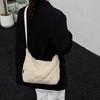 Minimalist Nylon Crossbody Purse For Women With Inner Zip Pocket And Casual Style