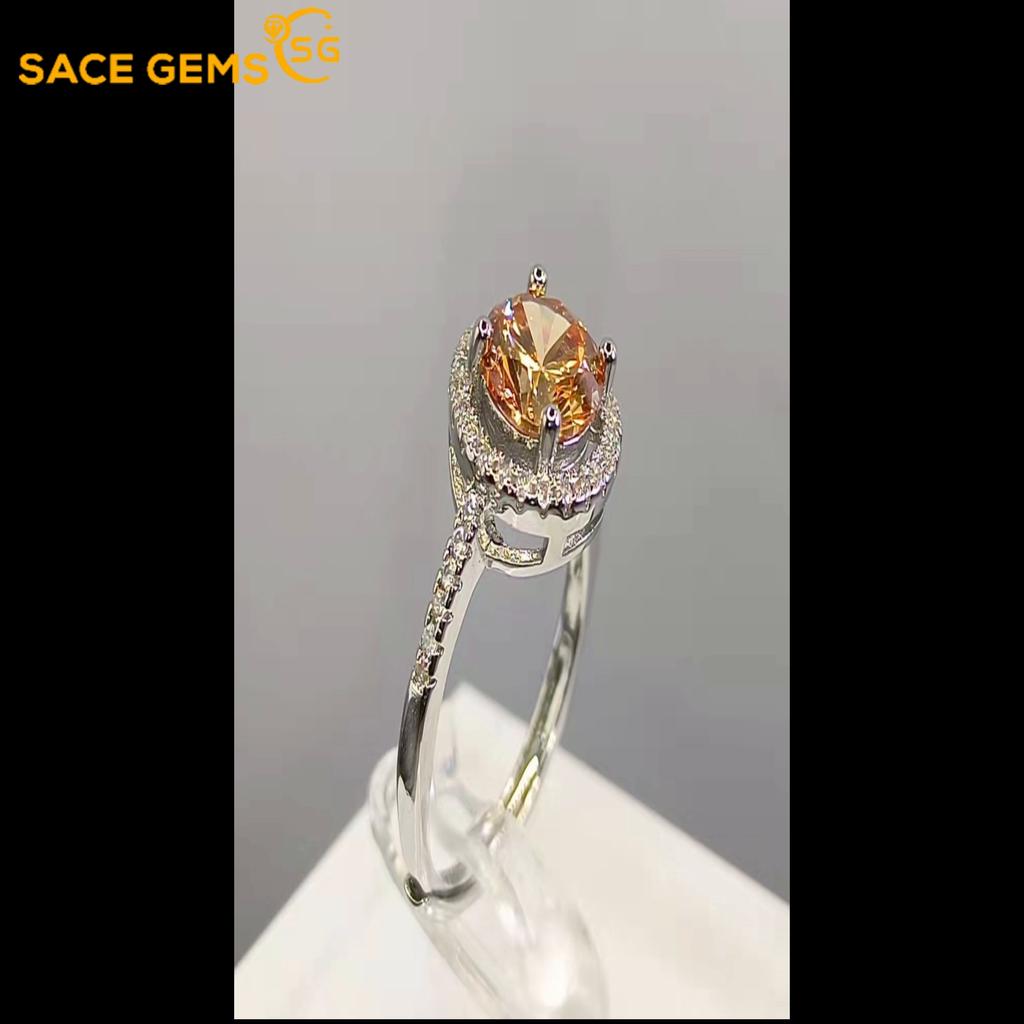 Sace Gems Inel clasic din zircon din aliaj de cupru Bijuterii pentru doamne Cadou de petrecere de promisiune de nuntă Deschis