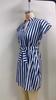 2025 Spring Summer Sleeveless Dress - Women's Striped Tie-Waist Maxi Dress