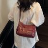 Soft Leather Shoulder Bag Women's Commuter Mother Bag Multi-Layer Crossbody Bag