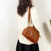 Women's Soft Leather Shoulder Bag Large Capacity Lightweight Crossbody Bag Mother Bag