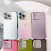 New Luxury Four-corner Anti-drop Frosted Case with Glitter Lens Film for iPhone 15 Pro Max 14 Plus 13 12 Pro 11 All-inclusive Anti-drop Cases