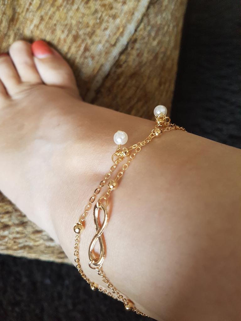 Infinite Symbol Shiny Pearl Barefoot Foot Anklet Chain Foot Bracelet Women Jewelry Stevlogs Infinite Symbol Shiny Pearl Barefoot Foot Anklet Chain Foot Bracelet Women Jewelry Stevlogs
