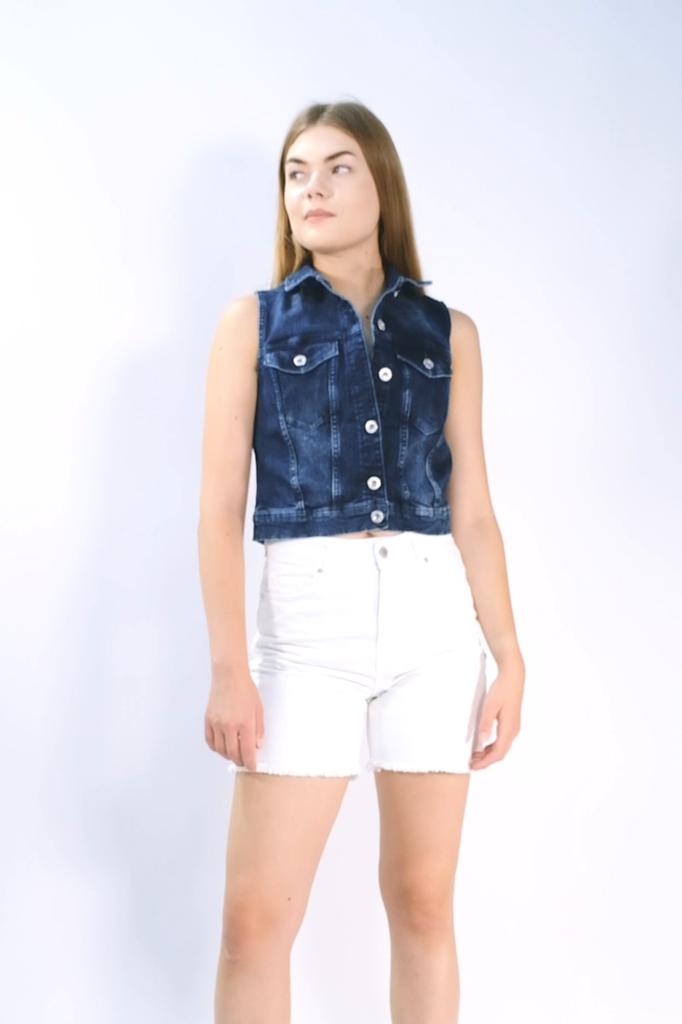 Banny Jeans Kadın Koyu Mavi Yelek