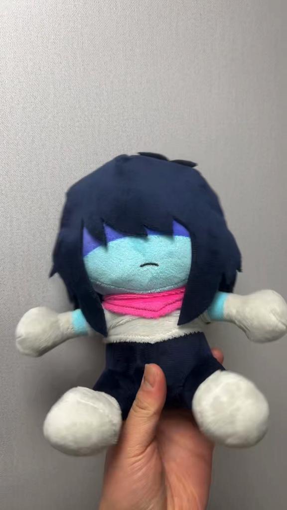 22cm Deltarune Kris Plush Toy Cute Game Character Soft Stuffed Doll Kids Birthday Gift