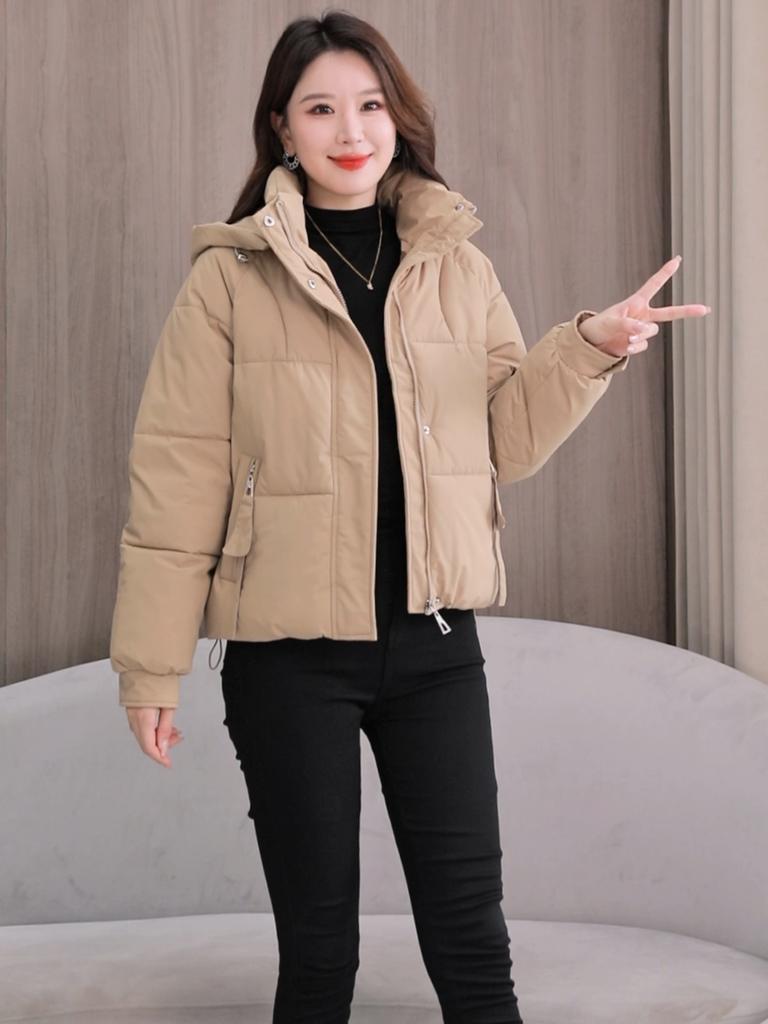 Fashion Winter Short Coat Female Warm Parkas Hooded Casual Thick Women Jackets