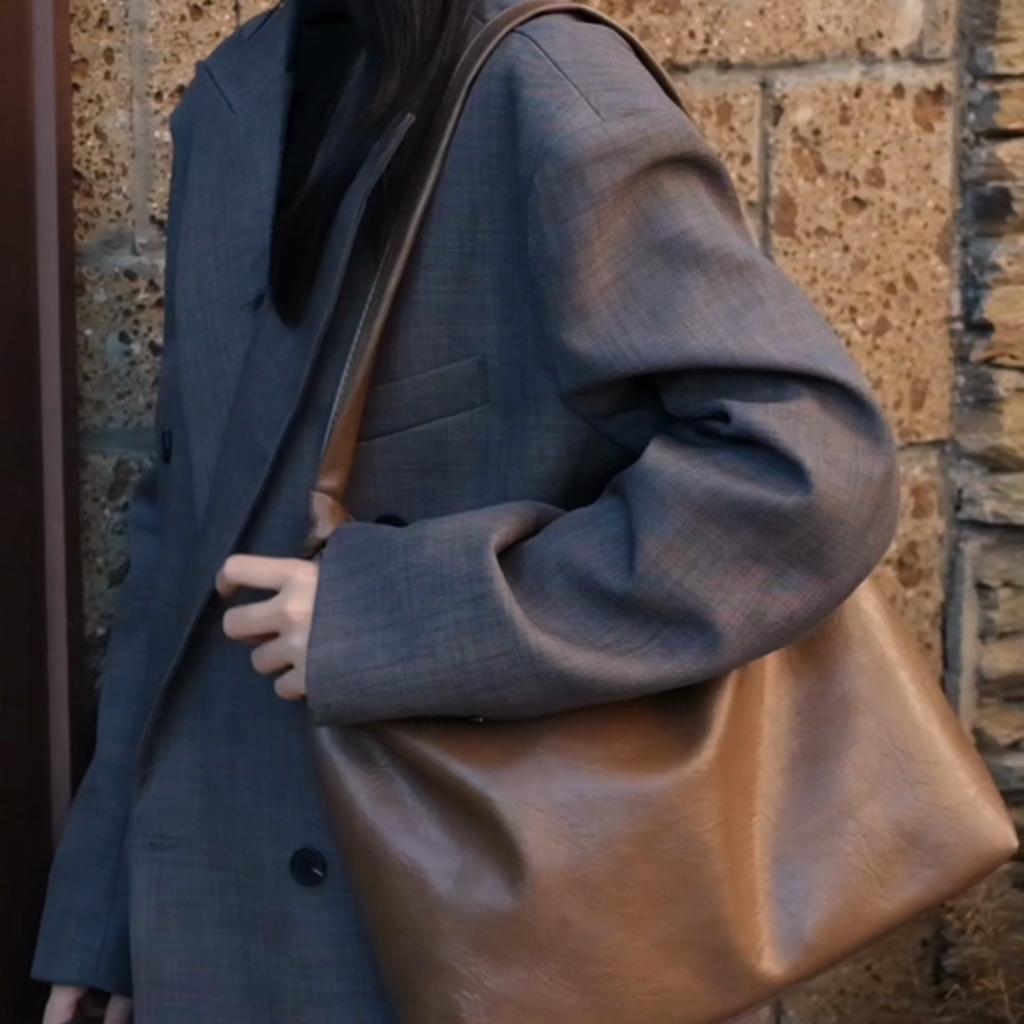 Women's PU Hobo Bag with Matching Pouch Large Capacity Shoulder Handbag for Daily Casual