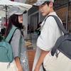 Student Schoolbag Men's Large Capacity Backpack Contrast Color Lightweight Women's Backpack