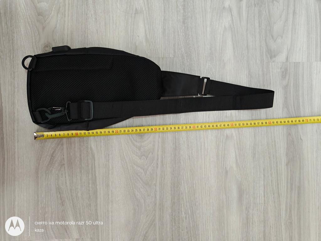 Borsa A Tracolla Uomo Impermeabile Con Strisce Riflettenti - 20x10x24 Cm, Leggera, Tracolla Regolabile, Per Viaggi E Sport