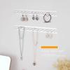 Necklace Holder, Acrylic Hanger, Wall Mont Organizer, Jewelry Hooks for Necklaces, Bracelets, Chains