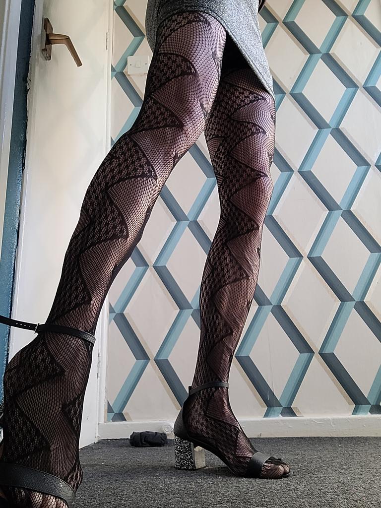 thigh high fishnets