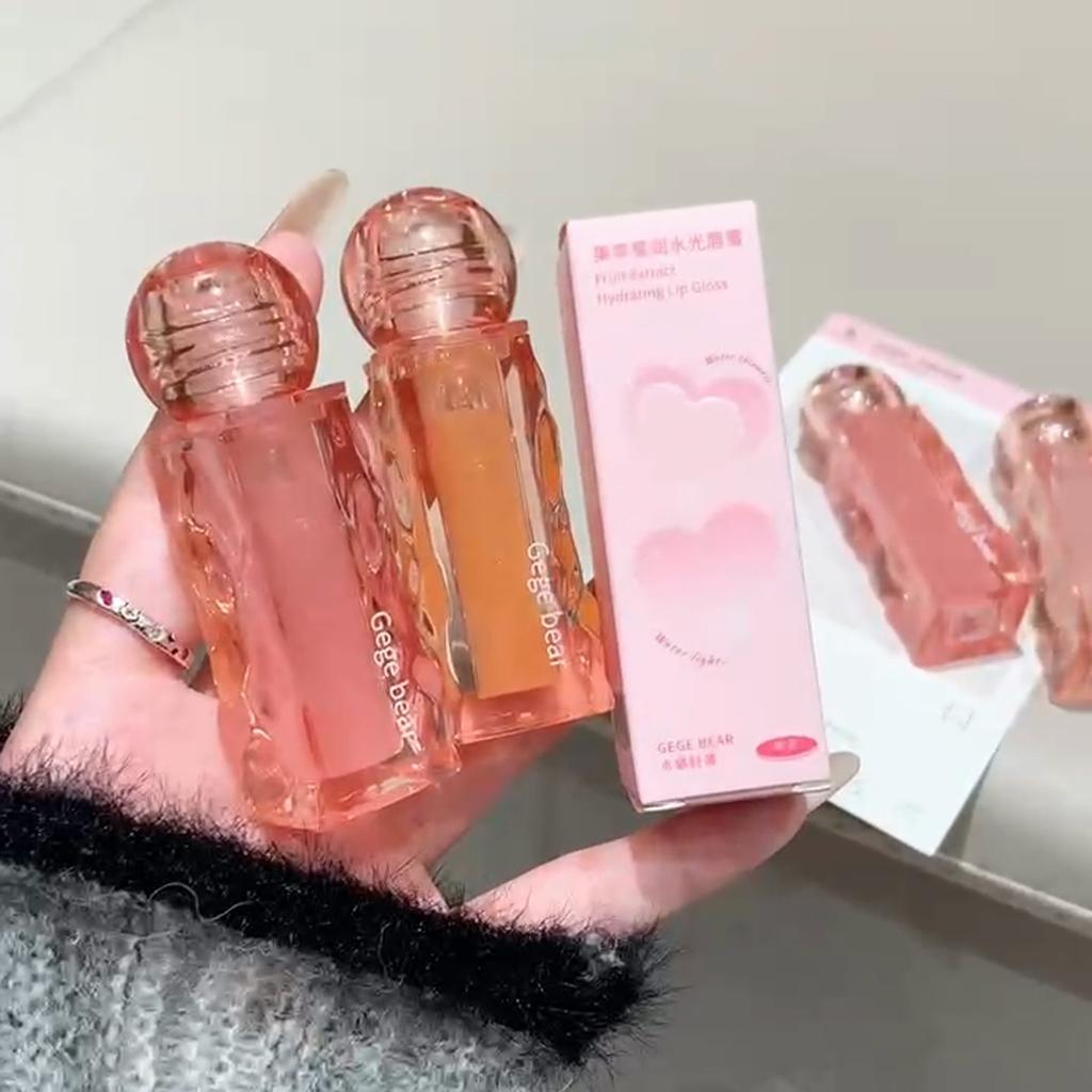 GEGE BEAR Ενυδατικό Lip Gloss Λάμψης, Φωτεινότητας & Πληθωρικότητας Χειλιών για Ακτινοβόλο Χρώμα και Ενίσχυση Ενυδάτωσης