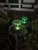 Color-Changing Solar Fiber Optic Jellyfish Lights for Outdoor Courtyard