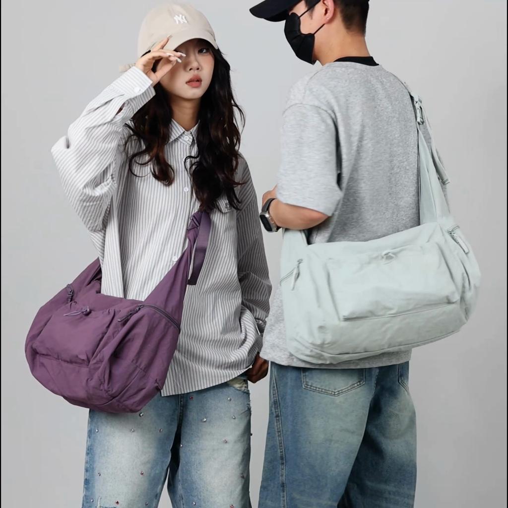 Large Capacity Water-repellent Crossbody Bag Sports Outdoor Lightweight Shoulder Bag