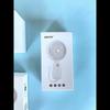 Portable Handheld Mini Fan with LED Light, USB Rechargeable, Quiet 3-Speed Cooling Fan