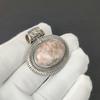 Natural Rhodochrosite Gemstone Silver Pendant in 925 Sterling Silver- Handmade Design, Everyday Wear Jewelry, Antique Pendant Wadding Gifts