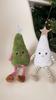 Christmas Plush Doll Ornaments Cute Long Leg Xmas Tree Hanging Pendant Navidad Natal Home Decoration New Year Kids Gifts