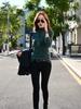 Women's 3XL Top Black German Velvet Turtleneck Plus Velvet Bottoming Shirt Autumn and Winter Versatile Thickened Long-sleeved T-shirt