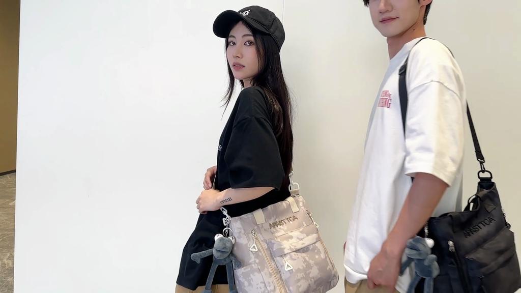 Large Capacity Contrast Shoulder Bag Women's Crossbody Bag