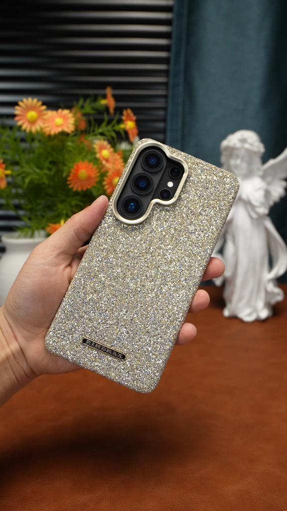 Prémiové magnetické pouzdro s kamínky Bling pro Samsung Galaxy S26 Ultra S25+ Plus S24 Módní dámský kryt Dívky Manželka Její