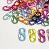 4-50Pcs Alloy+Iron Spray Paint Double S Buckle Clasps For Key Bag Accessories