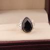 Black Onyx Gemstone 925 Sterling Silver Jewelry Handmade Beautiful Ring For Gift RR-57-18