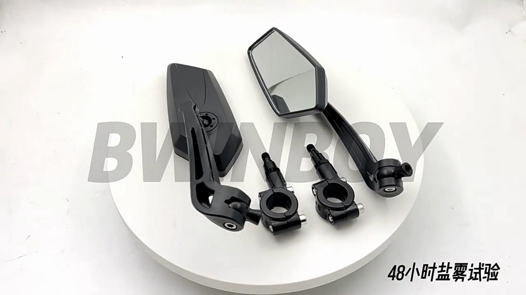 Bike Rear View Mirror Reflector Adjustable Rotatable Handlebar Mirror Clear Rearview Electric Scooter Cycling Bicycle Accessorie