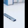 Doca de expansão USB3.0, doca de expansão HUB, divisor de computador multifuncional de um para quatro, expansor Typec