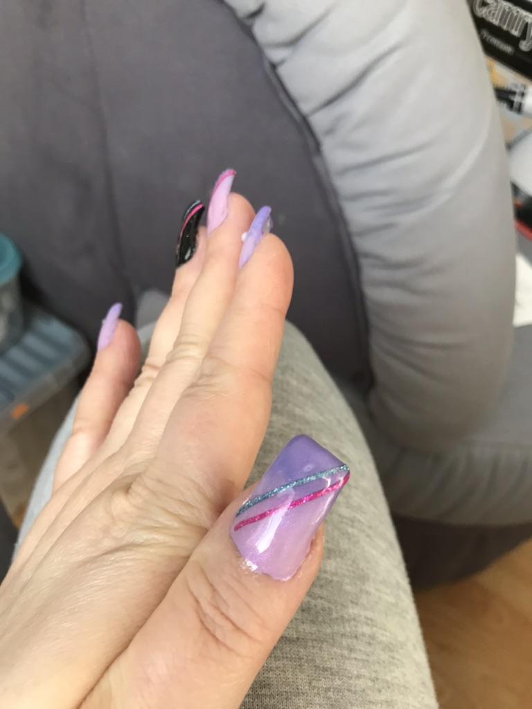 Buy 13pcs/Lot 1mm Gold Silver Purple Matte Glitter Nail Striping Tape Liner  Nail Adhesive Stickers at affordable prices — free shipping, real reviews  with photos — Joom