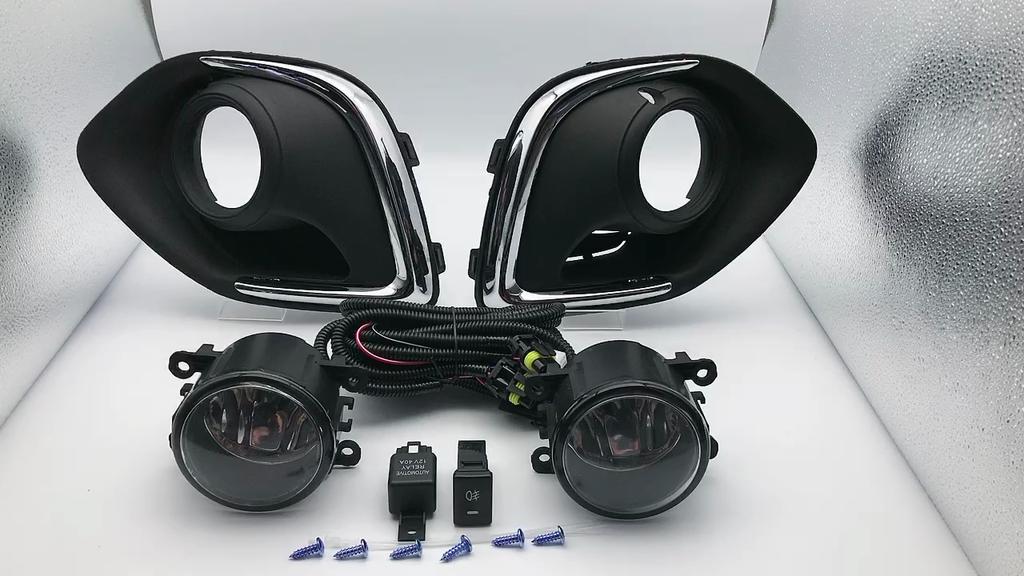 Fog Lights For Mitsubishi ASX RVR Outlander Sport 2013-2015 Fog Light Headlight Foglights Grille wires Wiring Harness Switch Kit