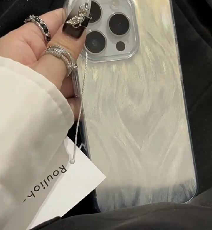 Luxuriöse glitzernde Federhülle für iPhone 15 Pro Max 14 Plus 13 12 11 Pro XR XS All-Inclusive-TPU-Fallschutzhülle