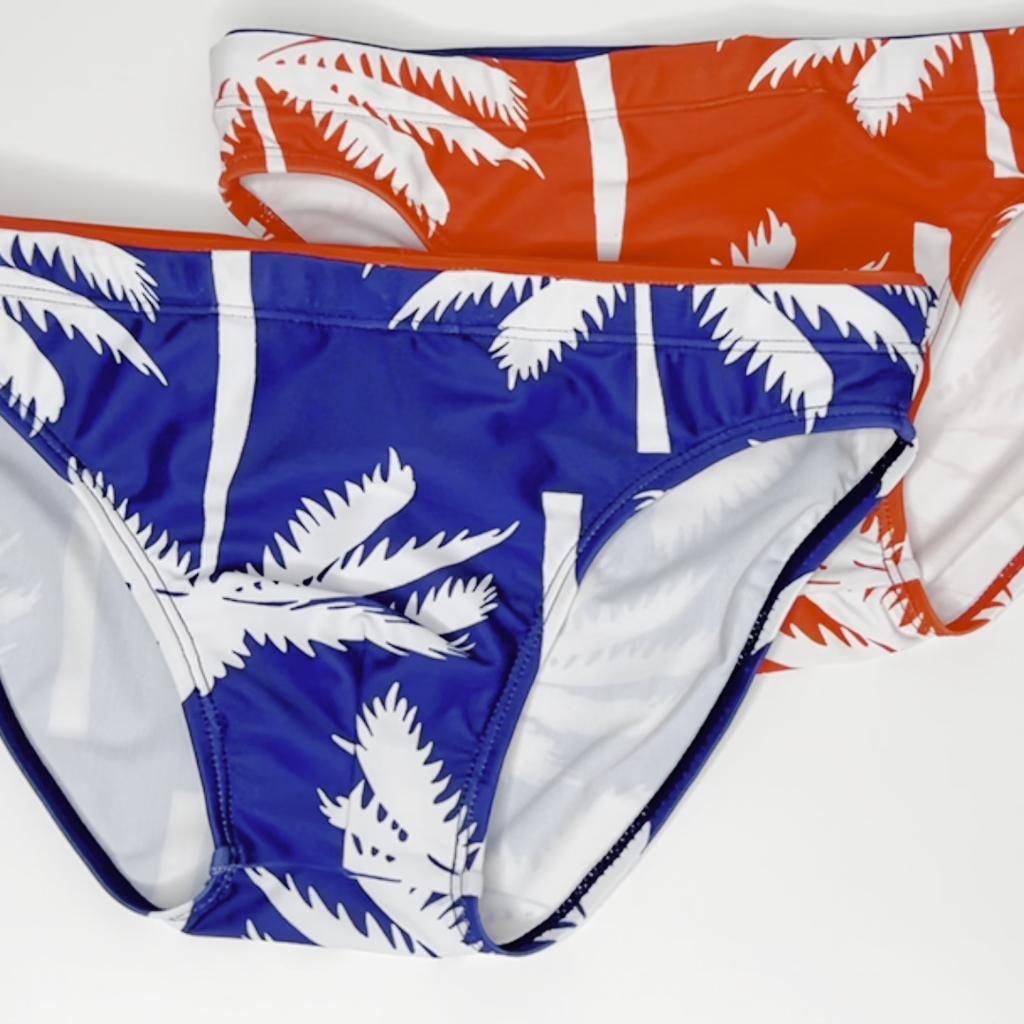 Men's  Fashion Strips Sexy Men's Brief Sexy Printed Swimsuit for Men Surfing Swimwear Low-Rise