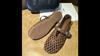 PesstweiFashion Weave Mesh Hollow Women Loafers Round Toe Slip On Female Beach Summer Casual Shoes Flat Sandals