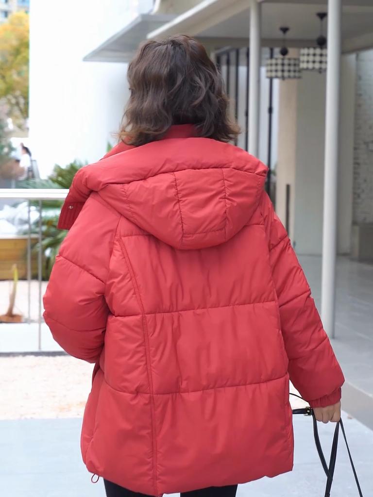 Fashion Woman Winter Coats Hooded Thick Warm Casual Winter Jacket Women's Parkas