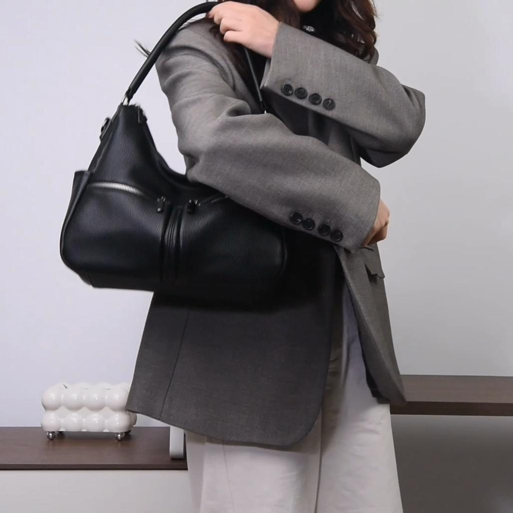 Commuter Retro Large Capacity Tote Bag Women's Shoulder Crossbody Bag