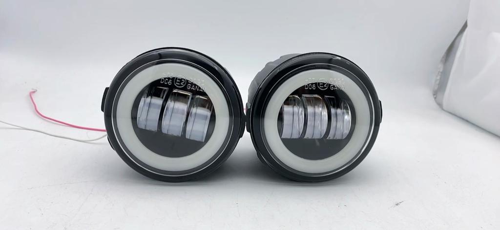 Car Fog light Angel Eye DRL 12V For Nissan Lafesta Quest Versa Rogue Cube Juke NV200 Qashqai Tiida X-Trail Note Murano Patrol
