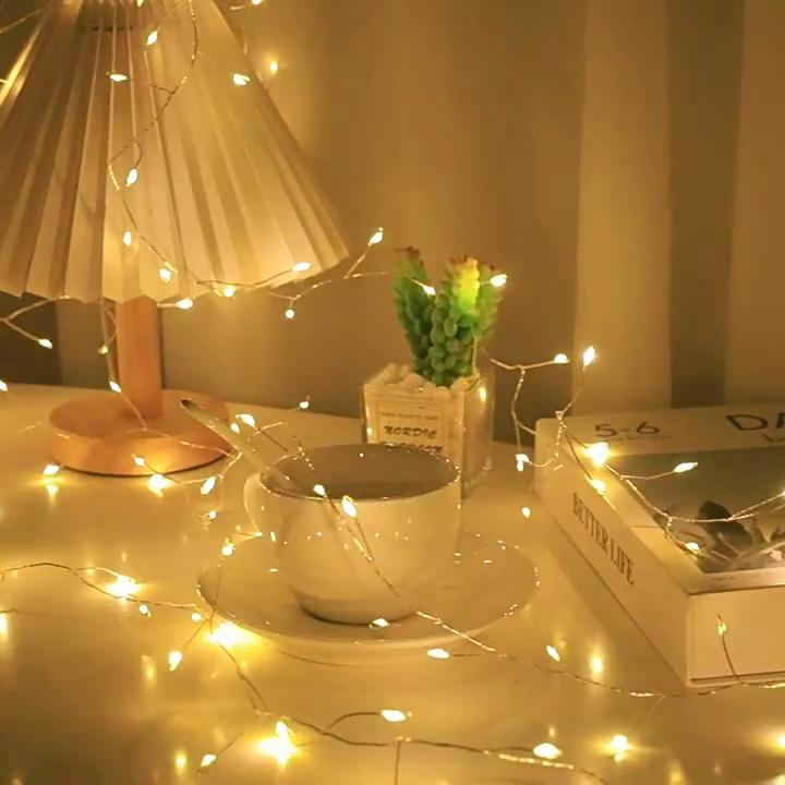 6M-75M Cluster Firecracker String Lights Christmas Tree Fairy Lights Garland LED For Wedding Party New Year Christmas Tree Decor Lamps