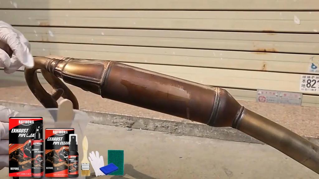 RAYHONG Car Exhaust Multifunctional Metal Rust Preventive Cleaner Tailpipe Equipment Maintenance