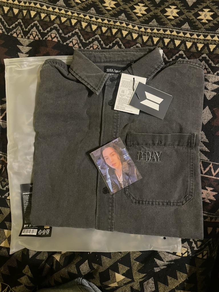 Buy Pre-order BTS SUGA D-DAY Oversized Shirt at affordable prices