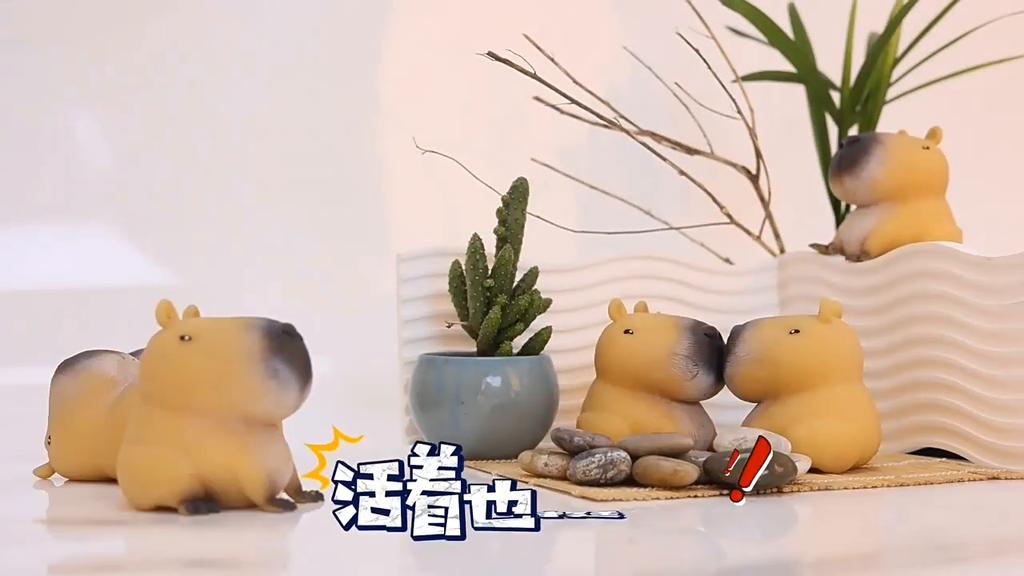 Squeeze Stress Relief Toys Capybara Fidget Toy Pop Out Toy, Sensory Toys for ADHD, Autism - Stress Toy for Birthday Gifts