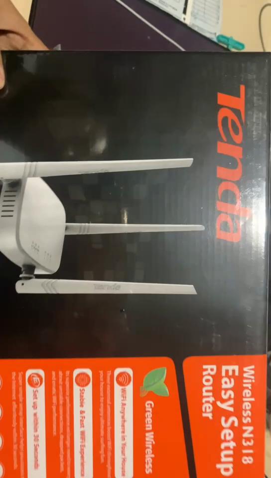 Tenda N318 300 Mbps Routeur WiFi Sans Fil Répéteur Wi-Fi, Micrologiciel Russe + Micrologiciel Multilingue, routeur/WISP/répéteur/modèle AP