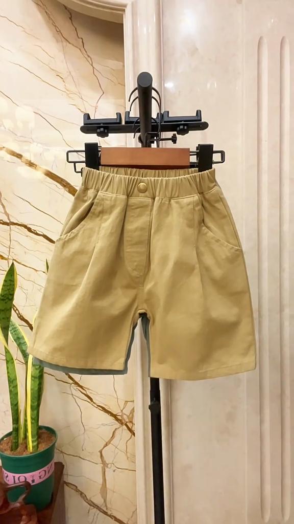 Boys Summer Shorts Lightweight Casual Knee Length Bermuda Pants Comfortable Mid Length Bottoms for Toddler and Kids