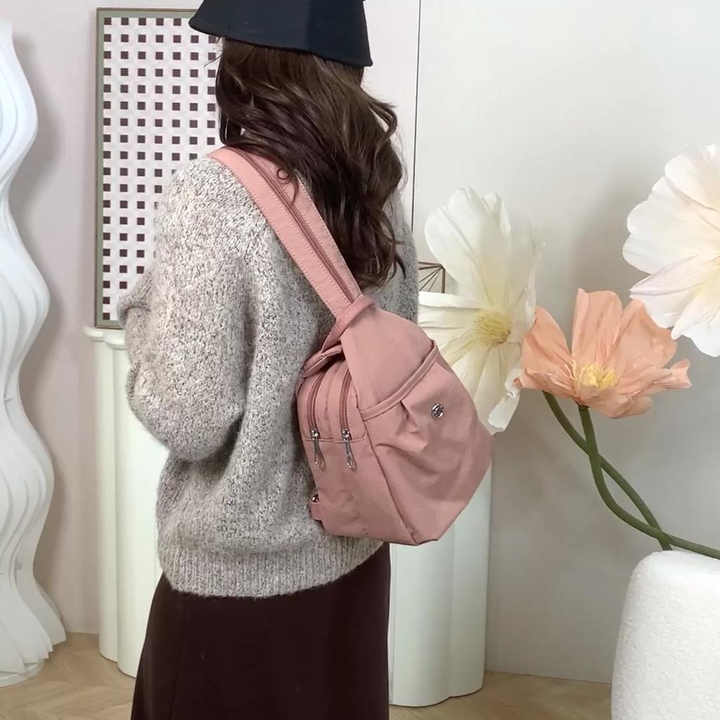 Women's Bag Multi-Function Backpack Large Capacity Crossbody Chest Bag Lightweight Backpack