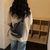 Denim Sling Bag Casual Chest Bag Lightweight Crossbody Backpack for Men and Women