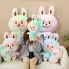 45CM Rabbit Plush Toy Cartoon Cute Doll Cloth Doll Childrens Accompany Sleeping Plush Pillow Birthday Gift Kids Toys
