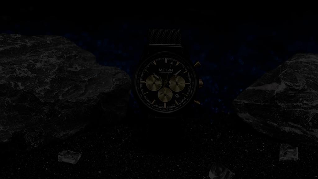 MEGIR Luxury Business Watches for Men Waterproof Men's Casual Quartz Wristwatch Chronograph Date Clock 24-hour Relogio Masculino 2153