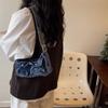 Vintage Denim Underarm Bag Women's Shoulder Bag