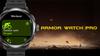 Ulefone Ceas inteligent impermeabil Armor Watch Pro, Afișaj AMOLED de 1,5", GPS încorporat, Monitor de ritm cardiac, Ceas inteligent sportiv pentru bărbați și femei