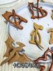 Brooch Pin With Wooden Animal Pattern Diy Craft Badge Cartoon Pin Cartoon Funny Shawl Pin Scarf Buckle Clasp Pins